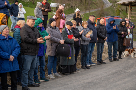 Uradno odprtje saniranega plazu in obnovljene ceste Špitalič–Dolina (4)